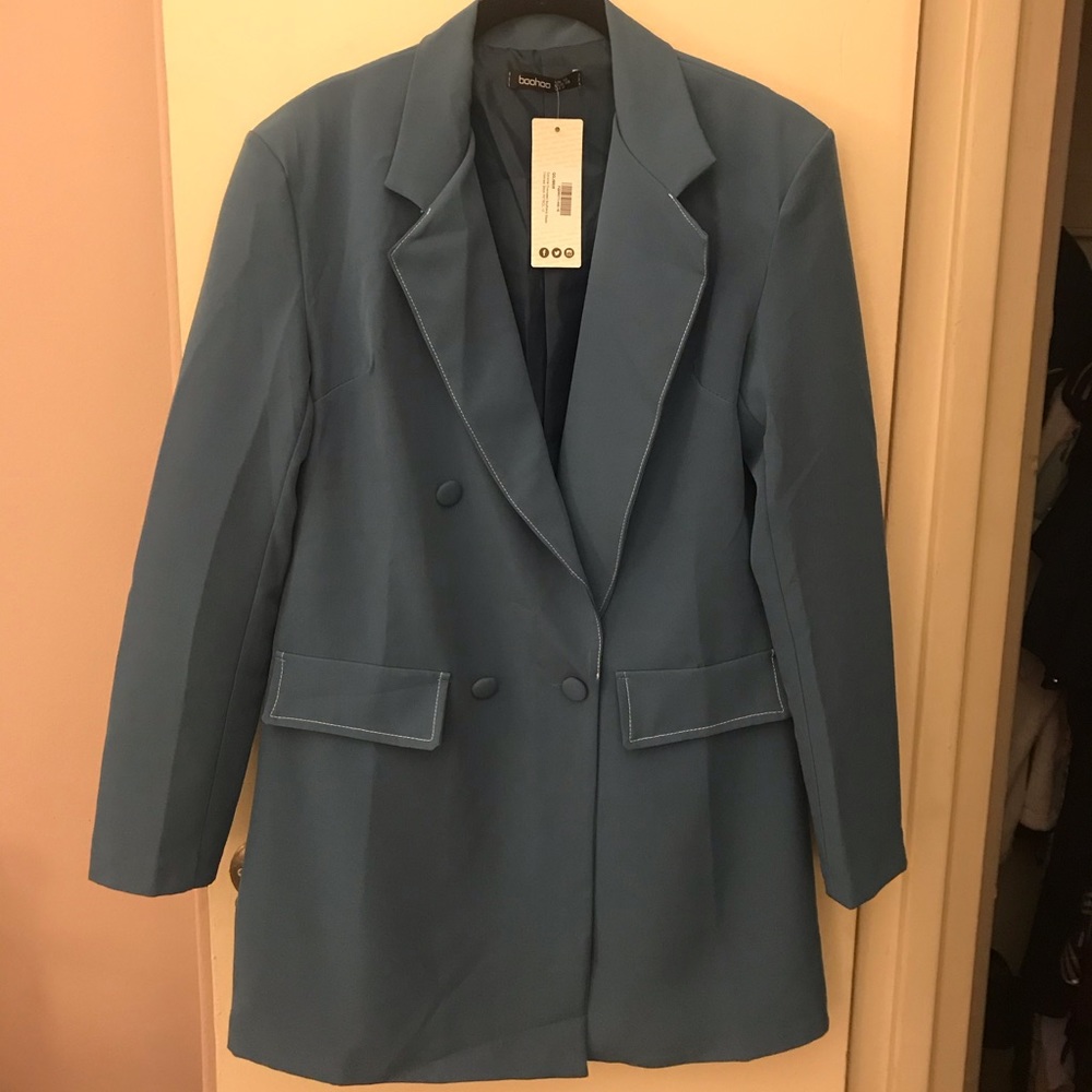 Boohoo Blue Blazer